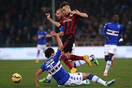Milan Bermain Imbang 2-2 dengan Sampdoria