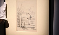 Selembar Gambar Winnie the Pooh Dilelang Rp 1,9 Milliar