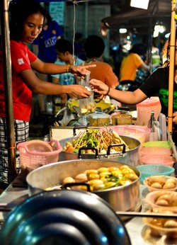 jajanan malam disebuah kota