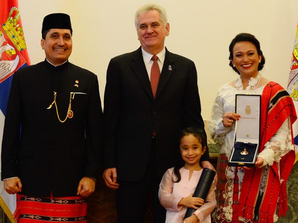 Dubes RI Beograd Terima Penghargaan dari Presiden Serbia