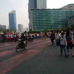 Pemotor Dilarang Melintas di HI, Kadishub: Naik Angkutan Umum Saja Supaya Aman