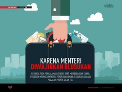 Karena Menteri Diwajibkan Blusukan