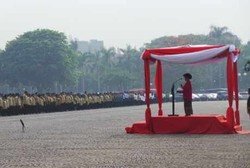 Jadi Inspektur Upacara, Menkes Nila Ceritakan Sejarah Singkat HKN