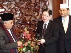 Ketua MUI Din Syamsudin Bertemu Tokoh Islam dan Menteri Agama Tiongkok