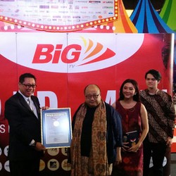 Sodorkan 30 Channel HD, Big TV Ukir Rekor MURI