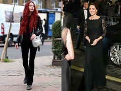 Cantiknya Putri Mick Jagger Berambut Merah, Kate Middleton Anggun Serba Hitam
