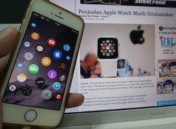 Ketika Apple Watch Ditempel di iPhone 5S