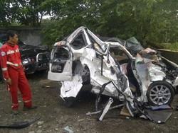 Korban Kecelakaan Maut di Puncak Disantuni Jasa Raharja