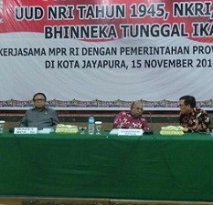 Oesman Sapta Sosialisasikan 4 Pilar Kebangsaan di Papua