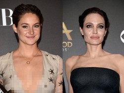 Shailene Woodley Seksi Pamer Belahan Dada, Angelina Jolie Anggun Bergaun Hitam