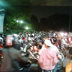 Ada Pengajian Akbar, Arus Lalu Lintas di Kawasan Monas Tersendat