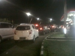 Setelah Pengumuman Kenaikan BBM, SPBU di Yogya Diserbu Warga