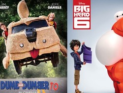 Dumb and Dumber To Geser Big Hero 6 dari Puncak Box Office