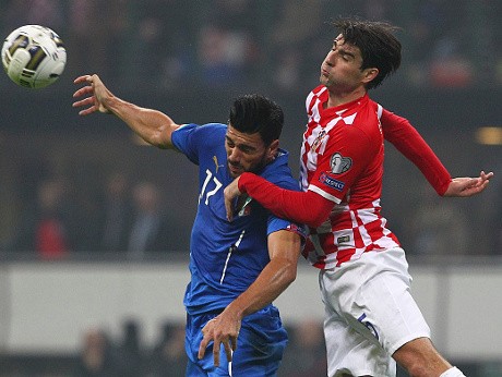 Italia vs Kroasia Berakhir Imbang