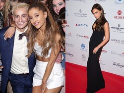 Ariana Grande Seksi dengan Crop Top, Victoria Beckham Anggun Serba Hitam
