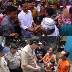 3 Beda Blusukan Ahok dan Jokowi, dari Negosiasi Makan hingga Buah Tangan