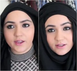 Tutorial Hijab untuk Menyiasati Pipi Chubby Jadi Lebih Tirus