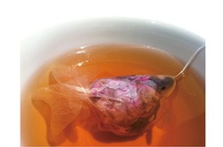 Wouw! Ada Ikan Mas Berenang di Cangkir Teh