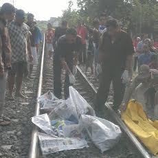 Warga Lumajang Nekat Bunuh Diri Tabrakkan Tubuhnya ke Kereta