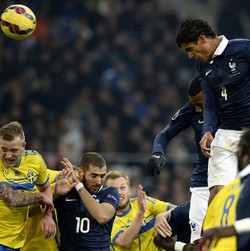 Prancis Atasi Swedia 1-0