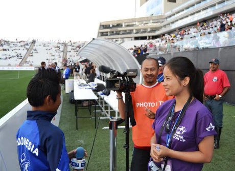Cerita Ceria Anak Indonesia di Arena Corinthians