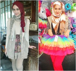 Hijabers Padu Padan Rok Mini dan Celana, Pantaskah?