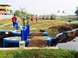 Ini Penampakan Irigasi di Pekalongan yang Mengering