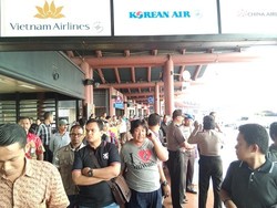 Jelang Keberangkatan Jokowi, Terminal 2E Bandara Cengkareng Tetap Ramai