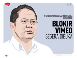 Menteri Komunikasi dan Informatika Rudiantara: Blokir Vimeo Segera Dibuka