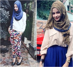 Hijab Style: Bergaya Kasual Ala Blogger Cantik, Nabila Abdat