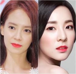 Foto: Inspirasi Tampil Menawan dengan Lipstik Oranye dari 6 Seleb Korea