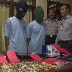 Gasak Perhiasan Palsu, Spesialis Pembobol Rumah Kosong Diringkus