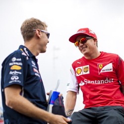 Kimi Siap Bersenang-senang bersama Vettel di Ferrari