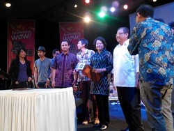 Peluncuran Album Slank Salam 3 Jari Tandai Deklarasi Gerakan Indonesia Wow