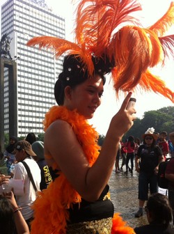 Tuntut Adanya Gender Ketiga, Puluhan Waria Gelar Aksi Damai di HI