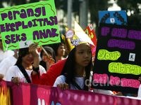 Aksi Solidaritas Stop Eksploitasi Seksual ke Anak
