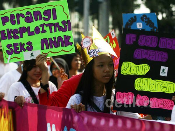 Aksi Solidaritas Stop Eksploitasi Seksual ke Anak