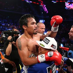 Kalahkan Algieri, Pacquiao Pertahankan Sabuk Kelas Welter WBO
