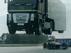 Gila, Truk 16 Ton Ini Lompati Mobil Formula 1