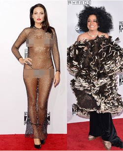 7 Seleb Berbusana Terburuk di American Music Awards: J.Lo Sampai Diana Ross