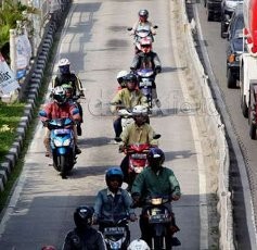 Tahap Uji Coba, Polisi akan Tegur Pemotor Bandel yang Melintas di Thamrin
