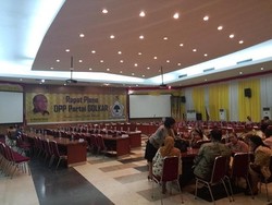 Begini Kondisi Ruang Pleno Golkar Usai Kerusuhan