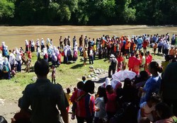 Sapta Nirwandar Lepas Peserta Lomba Musi Triboatton 2014