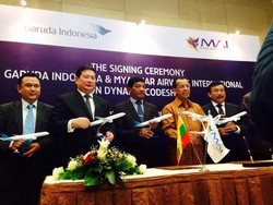 Garuda Mau Buka Penerbangan Langsung ke Myanmar