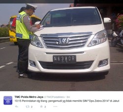 Alphard Ngebor Terjaring Operasi Zebra