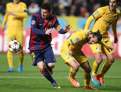 Messi Hat-trick, Barca Taklukkan APOEL 4-0