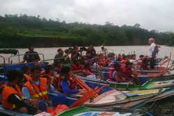 Tantangan Musi Triboatton, Jelajah Sungai Musi Naik Sekoci