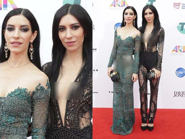 Penyanyi Duo Australia ini Eksis Tanpa Bra di ARIA Awards 2014
