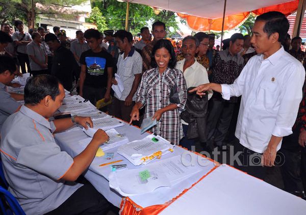 Jokowi Tinjau Pembagian Dana PSKS di Bengkulu