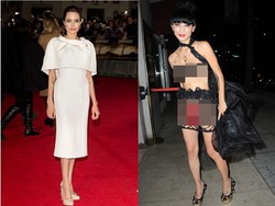 Angelina Jolie Anggun Serba Putih, Bai Ling Nyaris Bugil